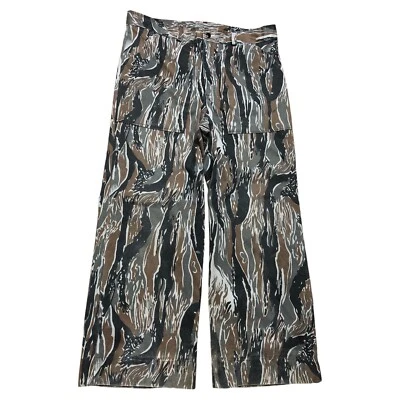 复古 Clarkfield Outdoors Tiger Stripes 裤子大号 39x28 狩猎 — 第 1/4 张图片