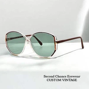 Silhouette SPX M1793 Vintage Sunglasses w/New, Custom Aquamarine Lenses-Austria - Picture 1 of 10