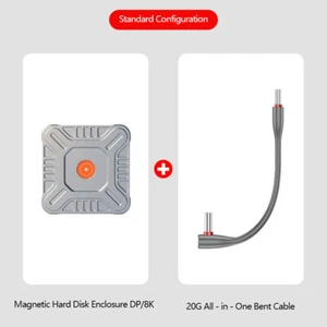 JEYI Magnetic hard disk enclosure Box 2230 M.2 NVMe Type-c external for iPhone15 - Picture 1 of 4
