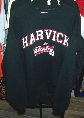 VINTAGE 2011 CFS BLACK FLEECE SWEAT SHIRT #29 BUDWEISER KEVIN HARVICK XLARGE XL Cover