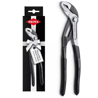 Knipex 87 99 180 S02 Cobra Water Pump Pliers 180mm Limited Edition Black Box - Image 1 of 4