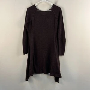 Peruvian Connection Womens Small Alpaca Wool Sweater Tunic Brown Pullover Knit - Picture 1 of 11