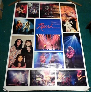 RUSH Huge Vintage Promo Poster 1980 Cat Prods Perm Waves or Mov Pictures Tour? - Picture 1 of 15