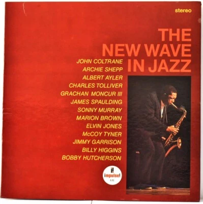 IMPULSE STEREO A-90 USA 1965 ORANGE-BLACK COLTRANE-TYNER "The New Wave in Jazz" - Image 1 of 4