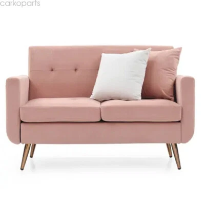 Home Loveseat 2 Seater Sofa Foam Couch Seat Living Room love seat sofa - Image 1 of 4