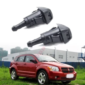 Brazo pulverizador de brazo chorro boquilla limpiaparabrisas capó delantero 2 piezas para Dodge Caliber - Imagen 1 de 17