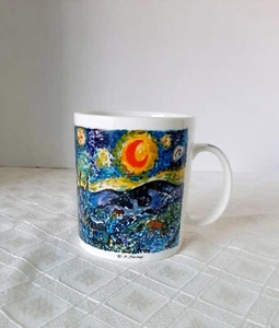 Chaleur Masters Collection D. Burrows Van Gogh Sternennacht Kaffeebecher! - Bild 1 von 6
