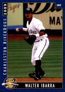 Charleston RiverDogs 2009 tribuna #16 Walter Ibarra Monterrey tarjeta de México - Imagen 1 de 2