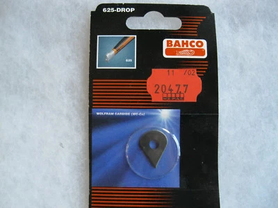 2x Bahco hoja raspadora de color carburo hoja de repuesto forma de gota 625-DROP - Imagen 1 de 2
