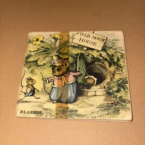Vintage Miniature Children’s Book Field Mouse House / J S Goodall Blackie Old! - Picture 1 of 7
