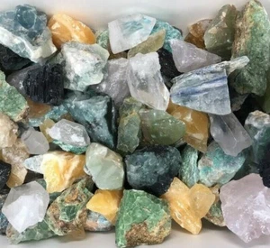 Rough Crystal Mix - Ultimate mix - Worldwide Exotic Mix - 500 Grams Bulk Lot - Picture 1 of 8
