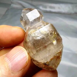 20g Herkimer Diamant Zeper Quarz DT Kristall mit Regenbogen 002 - Bild 1 von 11