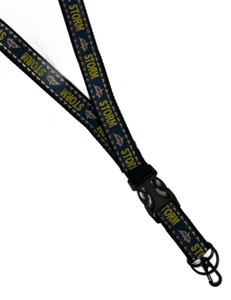 MELBOURNE STORM NRL TEAM LANYARD WITH SIDE RELEASE CLIP AND METAL HOOK - Imagen 1 de 1