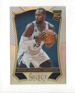 2013-14 Select Prizms #183 Shabazz Muhammad Rookie T-Wolves