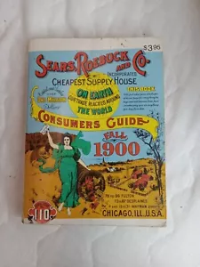 Vintage Sears, Roebuck and Co. Herbst 1900 Verbraucherführer Katalog, 1970 Nachdruck - Bild 1 von 5