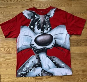 LOT 29 Vintage T-Shirt XXXL Sylvester the Cat 3XL 00s Y2K Looney Tunes NWOT - Picture 1 of 6