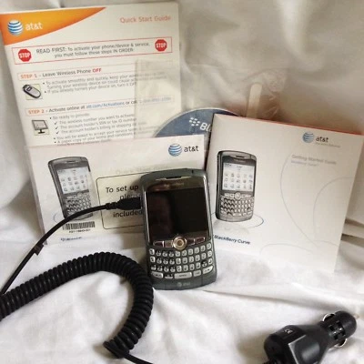 BlackBerry Curve With Car Attachment CD Not Working Parts Repair AT&T - Image 1 of 4