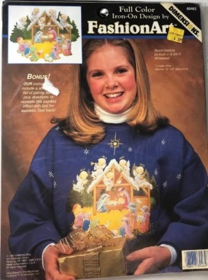 Dimensions Transferencia de Hierro a Todo Color Moda Arte Dulce Belén Nuevo @ 1997 Foto 1 de 4