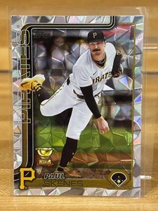 2025 Topps Series 1 PAUL SKENES Diamante Foil Silver Parallel #98 - Picture 1 of 1
