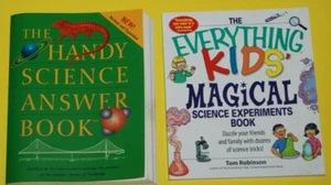 Lot 2 Kids Everything Magical Science Experiments + Handy Science Answer Books - Picture 1 of 8