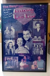 NOEL NEILL SIGNED LOIS LANE SUPERMAN PHOTO ORIGINAL 12 X 18 PREOWNED NOT REPRINT - Picture 1 of 6
