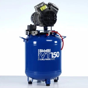 Bambi VT150 Compressor - Ultra Low Noise - Oil Free (50 Litres, 1.5 HP) - Picture 1 of 1