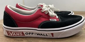 Unisex Vans Off The Wall Sneakers Men 6.5 Women’s 8 Red Black - Picture 1 of 11