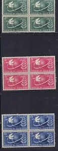 COSTA RICA 1950 POSTA AEREA UPU COLOMBA C186-C188 SET BLOCCHI MNH - Foto 1 di 1