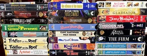 Huge 50+ VHS Movie Lot – Classics, Horror, Action, Sci-Fi (Sealed and Unsealed) - Picture 1 of 3