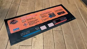 sega Jurassic Park Lost World Instruction Control Panel Decal - Picture 1 of 2