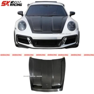 Kits de carrocería de cubierta de capó de fibra de carbono seco para Porsche 911 992 2020-2024 - Imagen 1 de 20