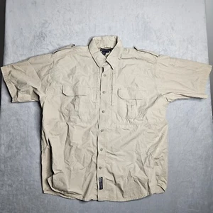 Camisa 5.11 Tactical Series Para Hombres XL Bronceada Bolsillos Abotonados Safari Ventilada Exterior - Imagen 1 de 10
