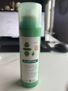 Klorane Dry Shampoo with Nettle for Oily Hair and Scalp 3.2 oz Dark Hair NEW - Picture 1 of 8