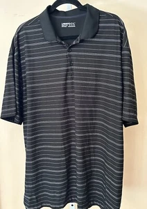Nike Golf schwarz-weiß gestreift Herren Polo Gr. XXL Shirt - Bild 1 von 11