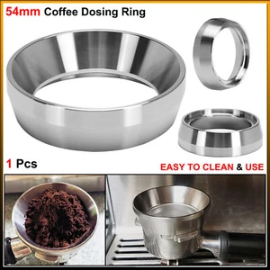 54mm Coffee Dosing Ring Espresso Dosing Funnel Easy-to-Clean - Dishwasher Safe - Picture 1 of 10