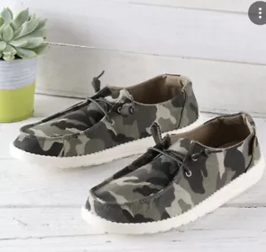 Hey Dude For Slipper Damen Freizeit Wendy Camo Schuhe Größe Schuh USA - 8 A67-12 - Bild 1 von 1