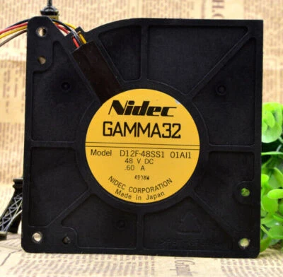 1PCS NEW NIDEC GAMMA32 D12F-48SS1 01AI1 48V 0.60A cooling fan #LRR - Image 1 of 3