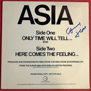 BECKETT signed ASIA handsigniert STEVE HOWE Album Werbekopie JA, GENESIS - Bild 1 von 4