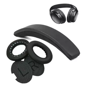 Cojines de repuesto almohadillas diadema para auriculares Bose QuietComfort QC35 - Imagen 1 de 23