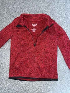 Suéter Jumping Beans para niños 100 % poliéster rojo con cremallera - Imagen 1 de 5