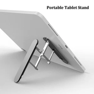 Self-adhesive Tablet Holder Aluminium Alloy Desktop Stand Holder Tablet Stand - Photo 1/10