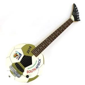 Mini Electric Guitar with Built-In Amp, Used, 22F Fret, Black Finish - Picture 1 of 10