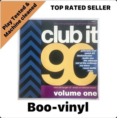 Club It 90 - Volume One ~ Various Artists House Trance Techno Etc VG+ / VG+ - Image 1 of 4