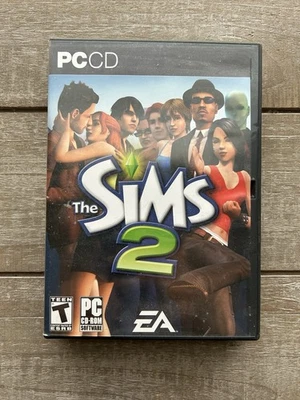 The Sims 2 PC CD-ROM (2004) Complete 4-Disc Set + Case • Tested • Very Good - Image 1 of 4