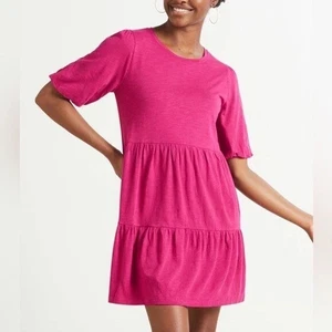 Rosa Stufen Sanctuary Kleid. Größe M - Bild 1 von 6