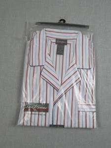 Reed & James Mens Pajamas 2X Long Sleeve Long Length Striped NWT - Picture 1 of 5