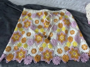 ZARA Crochet Skirts Beach Holiday Ibiza Size M - Picture 1 of 4
