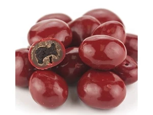 Ciliegie secche ricoperte di cioccolato rosso 2 libbre - Foto 1 di 1
