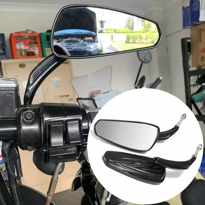 Espejos retrovisores laterales para motocicleta Harley Davidson Street Glide Road King Softail Slim Foto 1 de 4