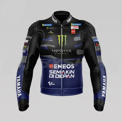 Monster Energy Yamaha MotoGP 2024 Alex Rins Motorcycle Racing Jacket Men's Gift - Image 1 of 3